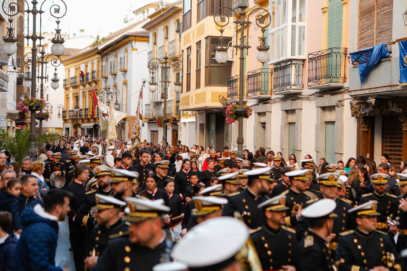 Azules y blancos proclaman su participación en las procesiones de Lorca