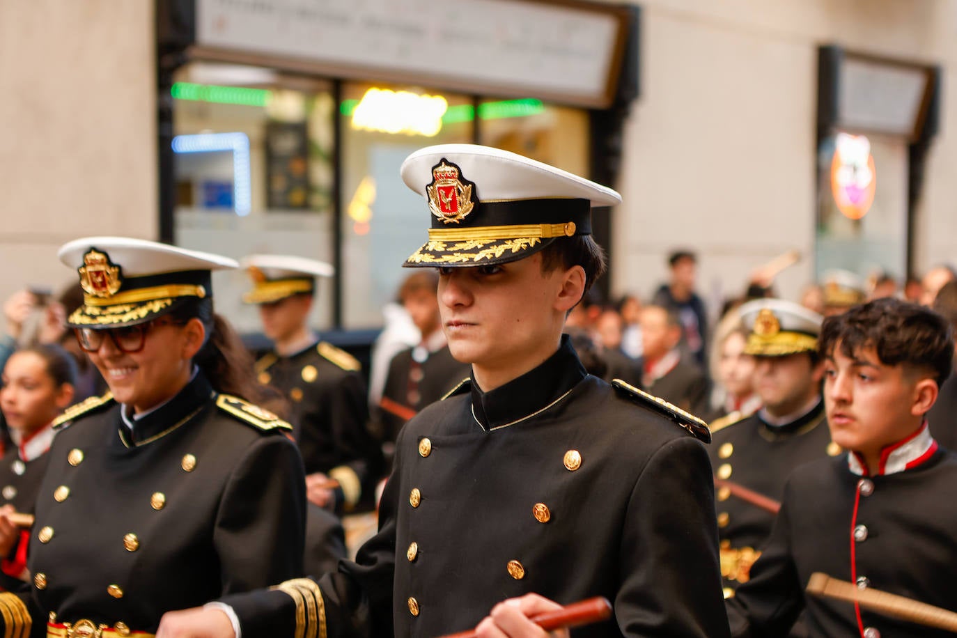Azules y blancos proclaman su participación en las procesiones de Lorca