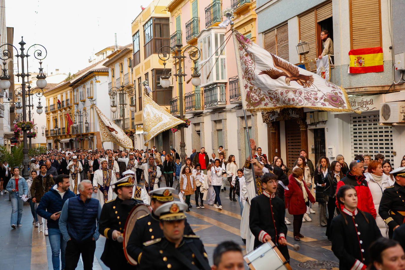 Azules y blancos proclaman su participación en las procesiones de Lorca