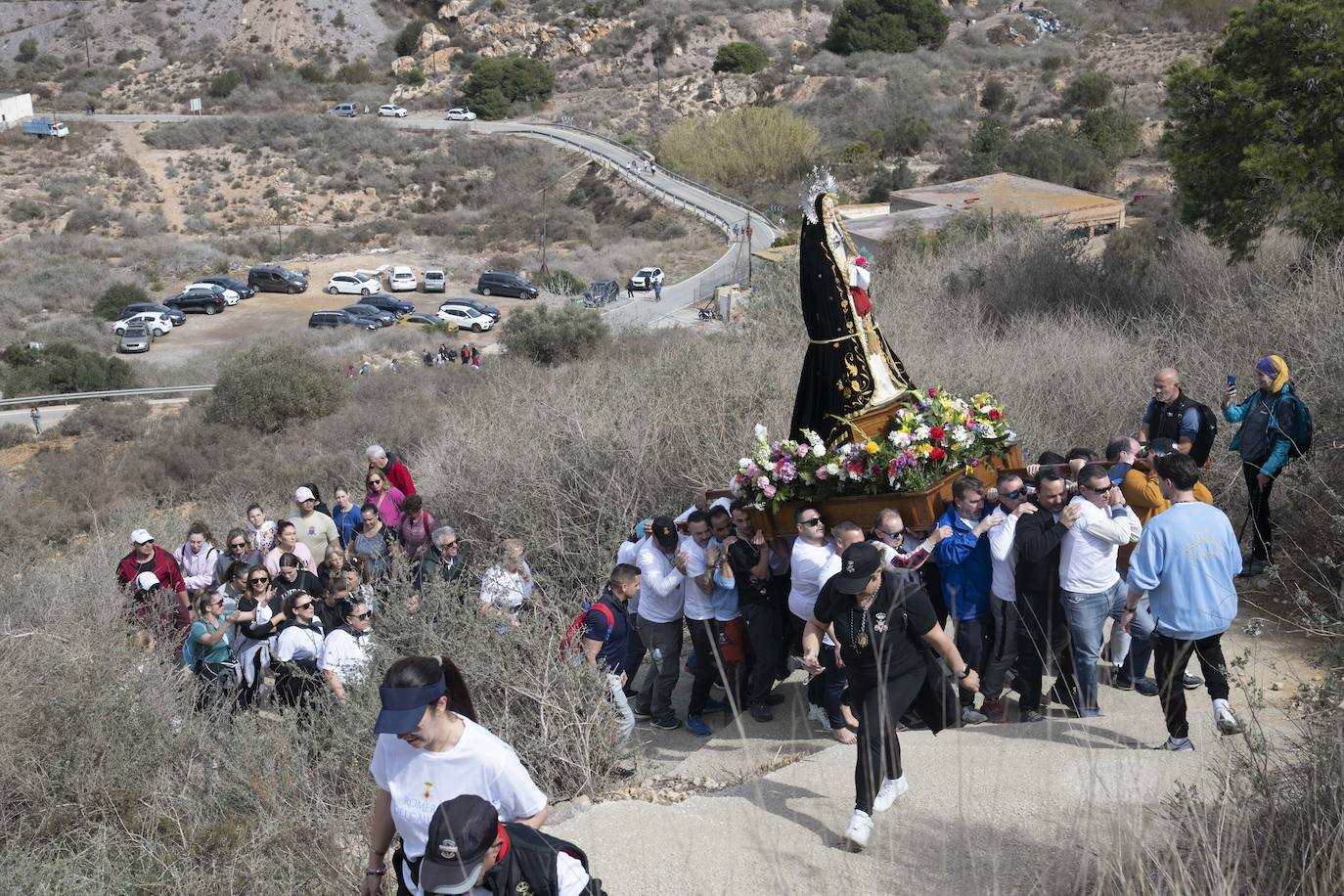 Las imágenes de la Romería de la Soledad del Calvario en Cartagena