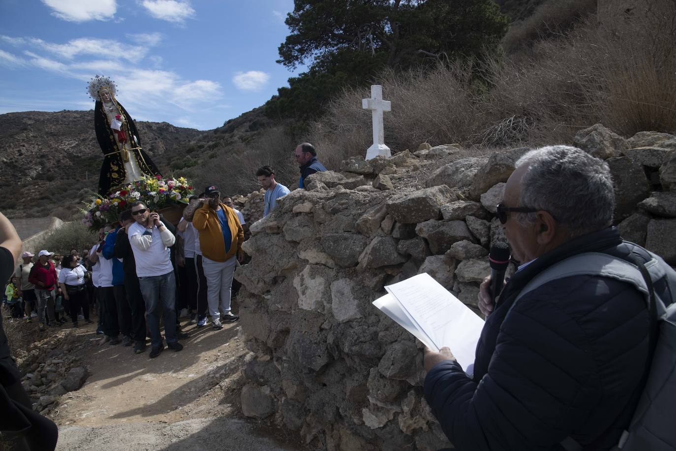 Las imágenes de la Romería de la Soledad del Calvario en Cartagena