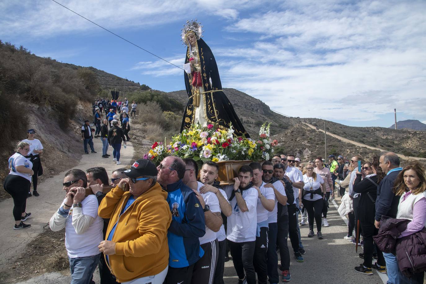 Las imágenes de la Romería de la Soledad del Calvario en Cartagena