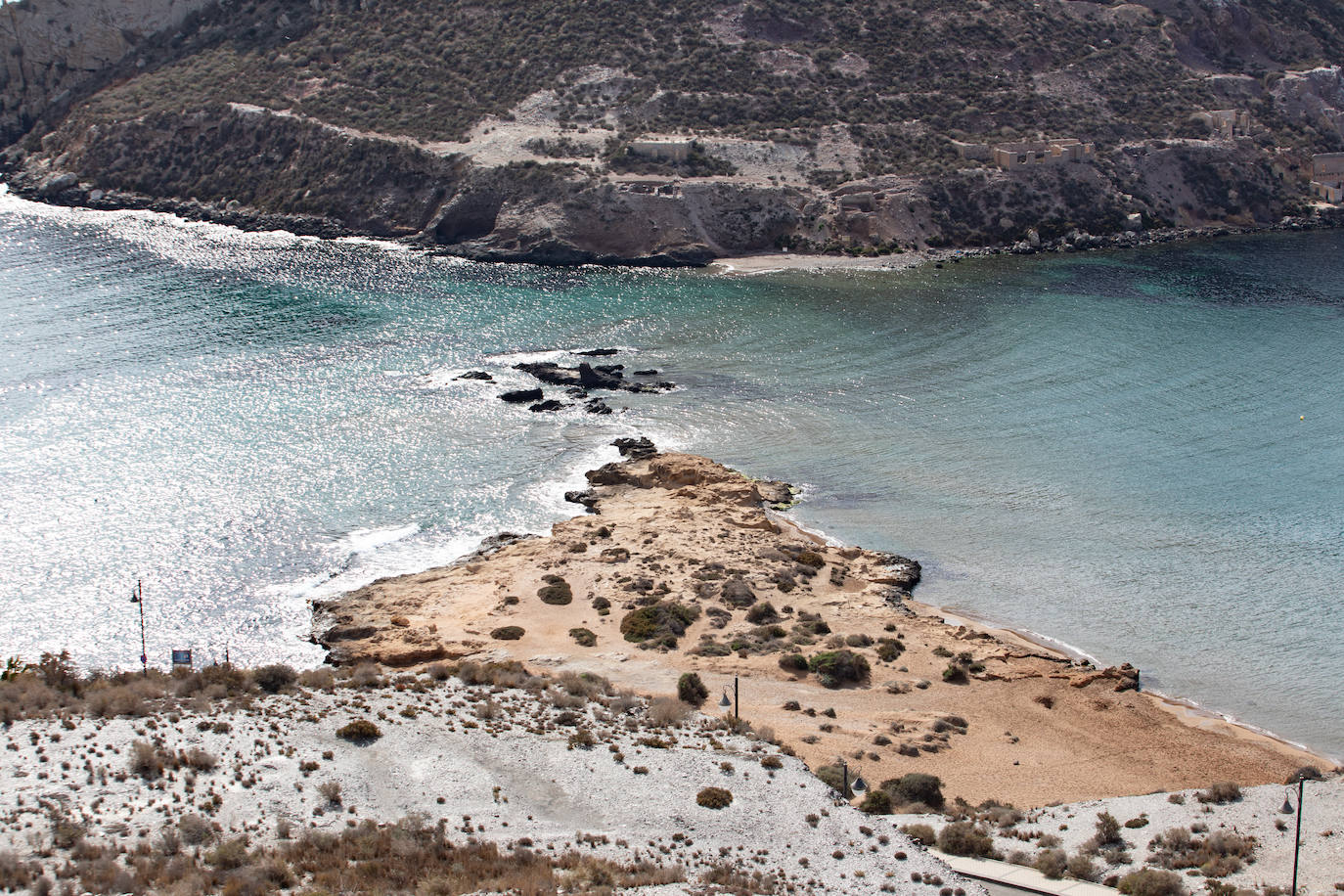 Imágenes de la Isla del Fraile, una joya del patrimonio escondida en Águilas