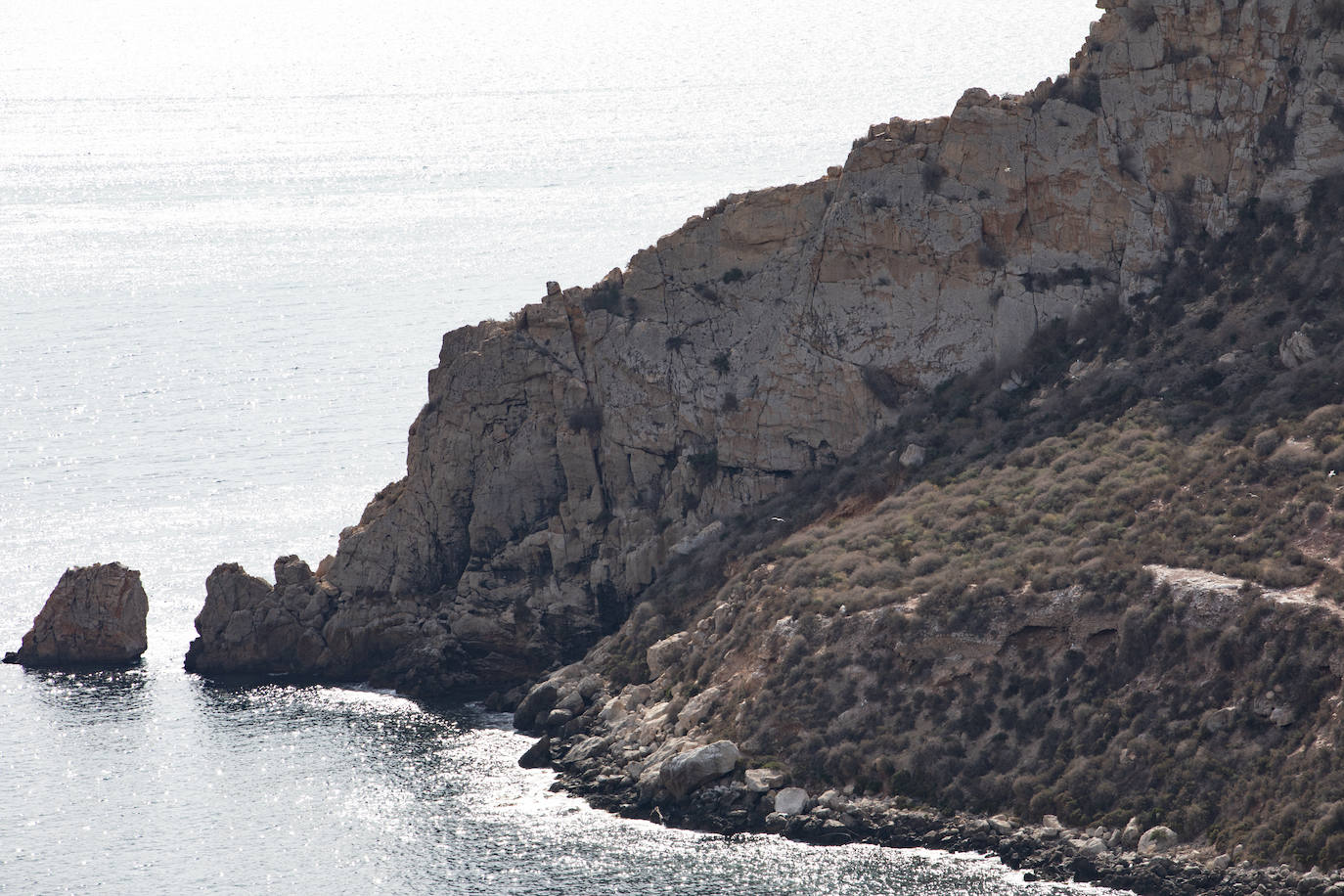 Imágenes de la Isla del Fraile, una joya del patrimonio escondida en Águilas