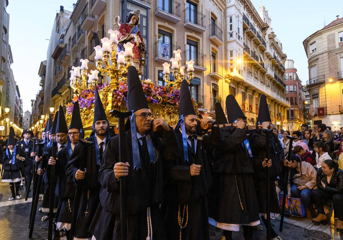 Procesión del Viernes Santo de 2023, en Murcia.