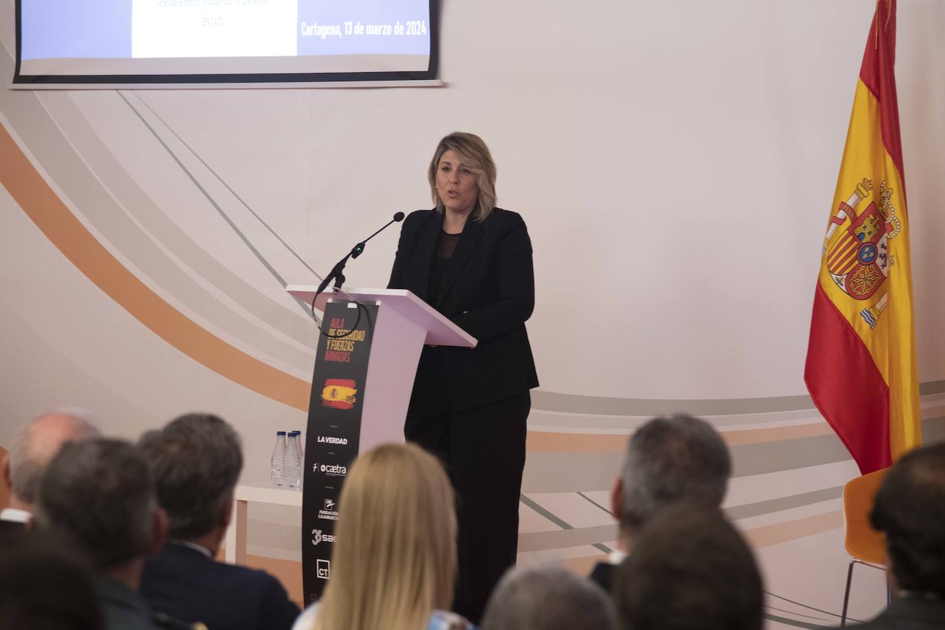 La inauguración del Aula de Seguridad y Fuerzas Armadas, en imágenes