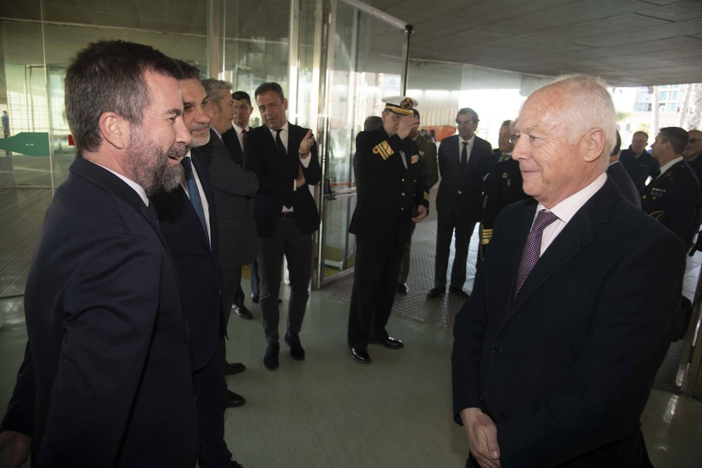 La inauguración del Aula de Seguridad y Fuerzas Armadas, en imágenes