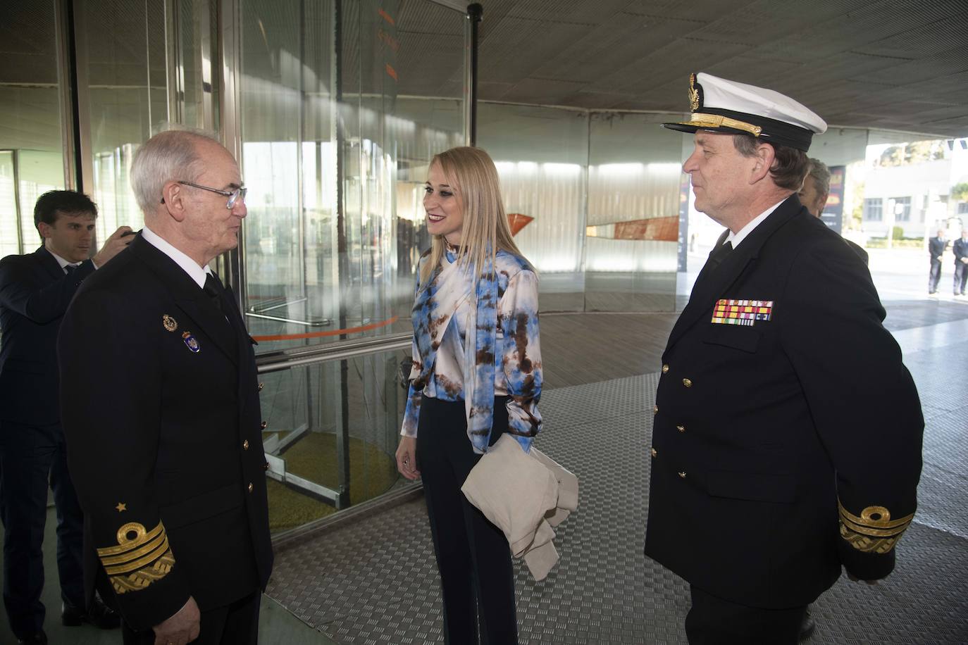 La inauguración del Aula de Seguridad y Fuerzas Armadas, en imágenes