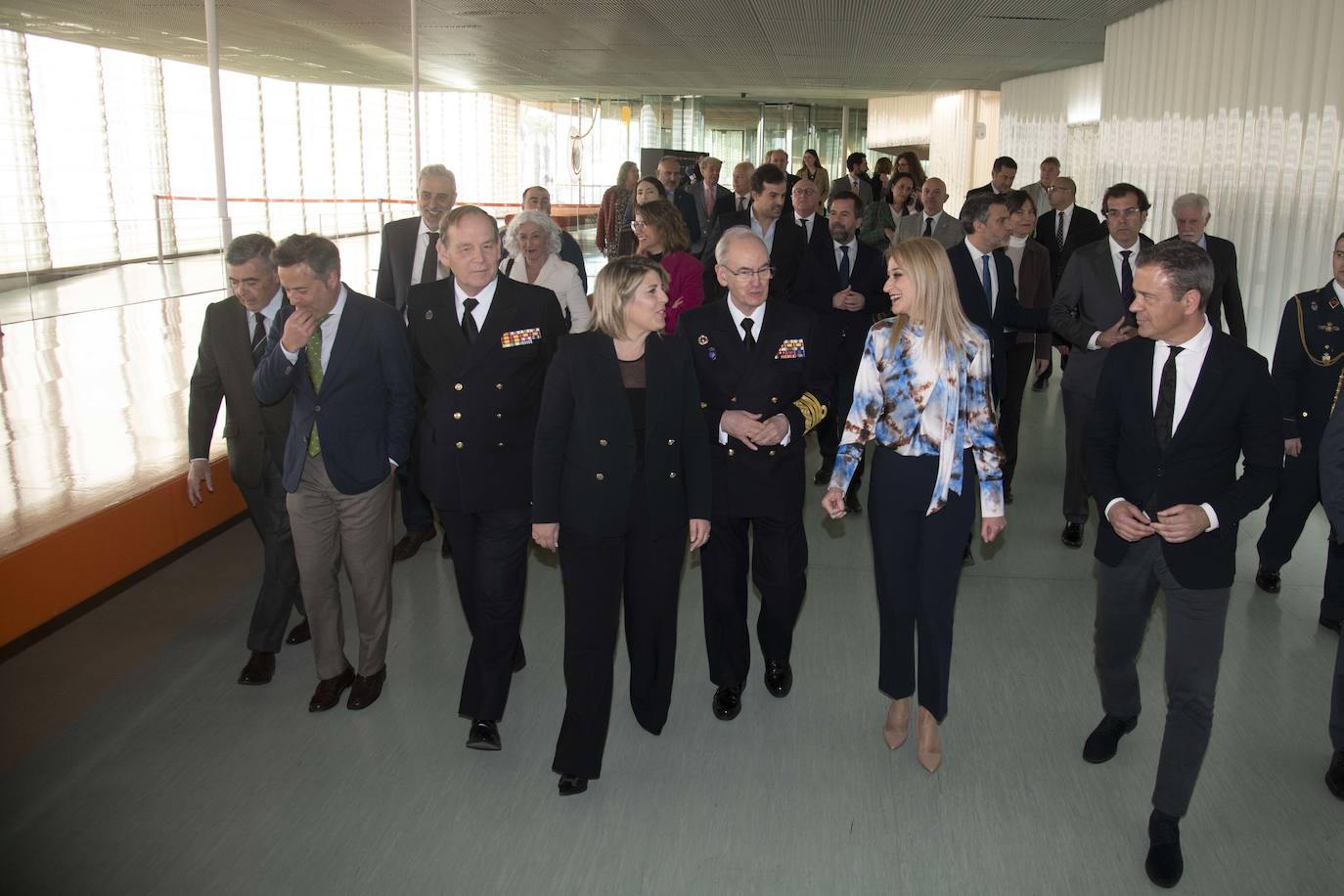 La inauguración del Aula de Seguridad y Fuerzas Armadas, en imágenes