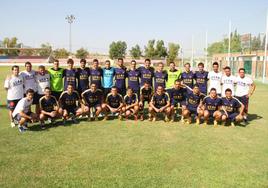 Plantilla del UCAM que debutó en Segunda B la temporada 2012-13.