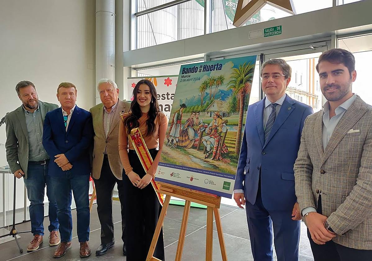 Presentación del cartel del Bando de la Huerta 2024, este jueves.