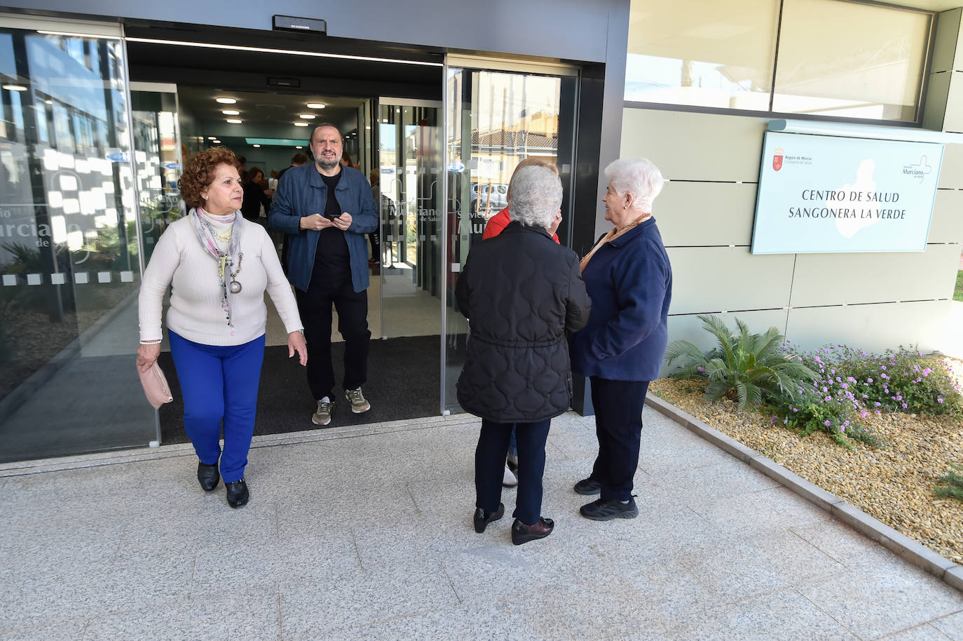 La inauguración del centro de salud de Sangonera la Verde