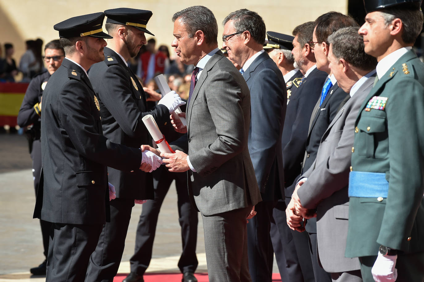 Las fotos del acto institucional de San Patricio en Murcia