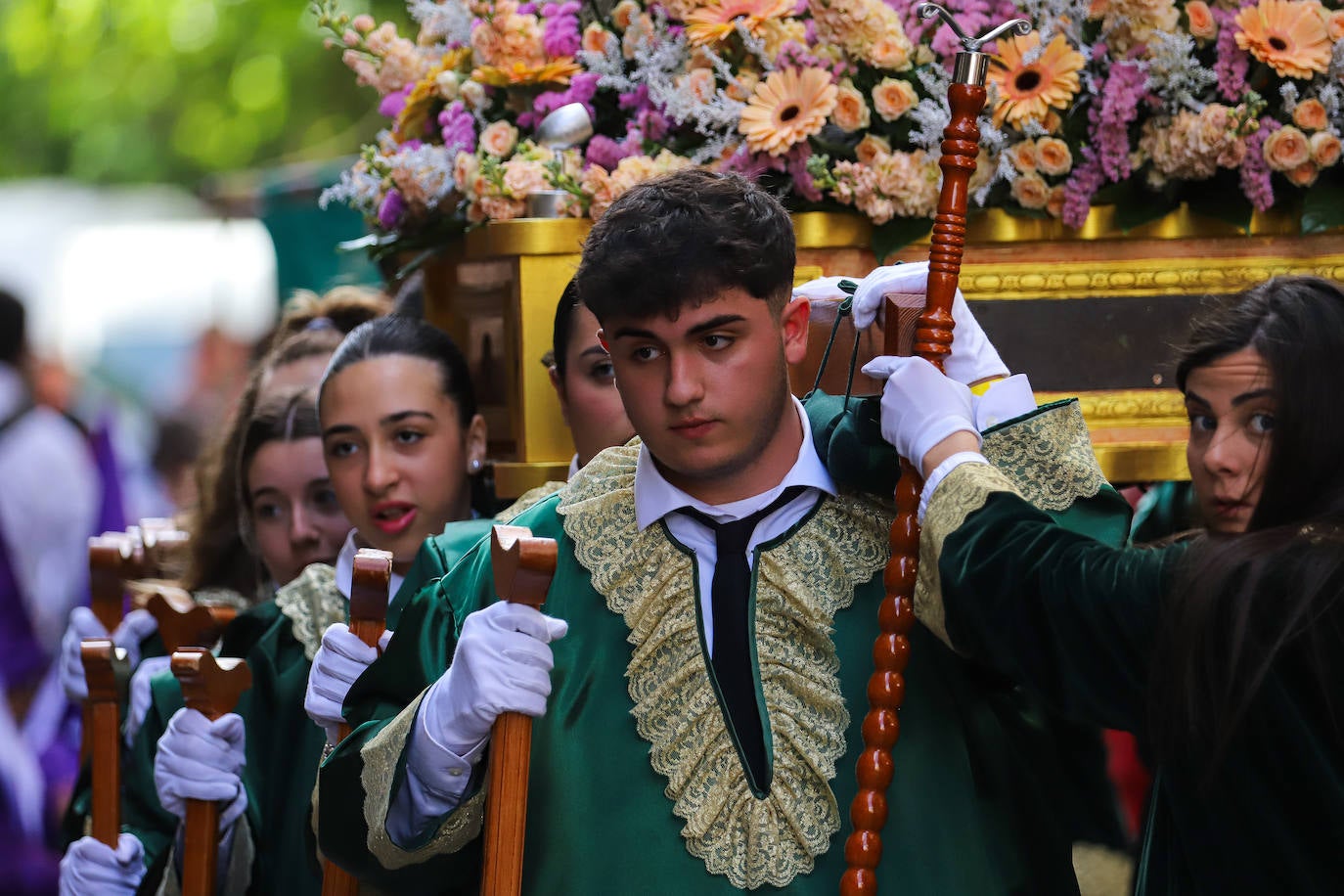 La Procesión del Ángel de este sábado en Murcia, en imágenes