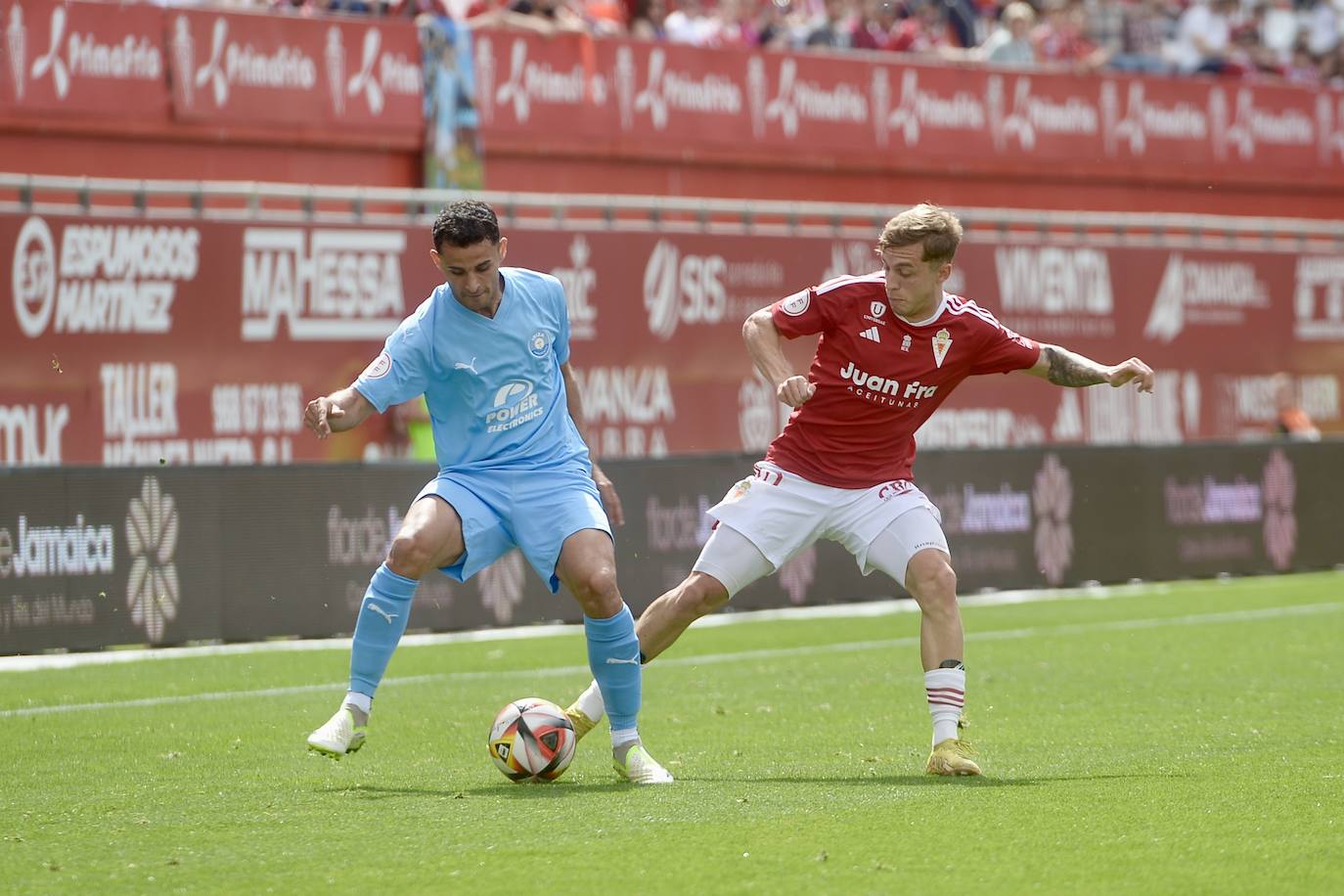 El empate del Real Murcia frente al Ibiza, en imágenes