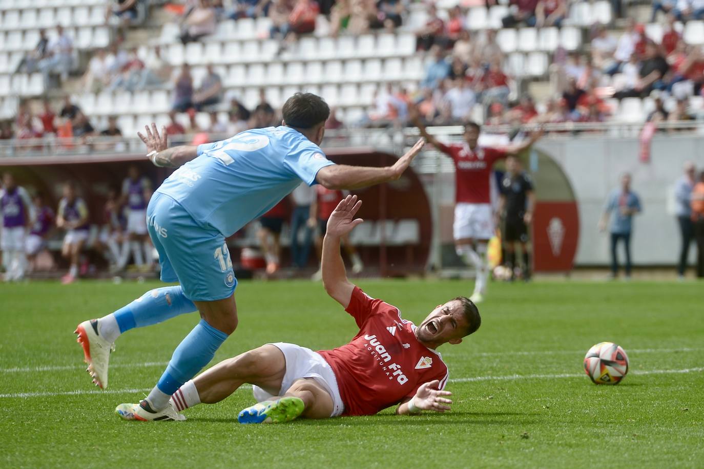 El empate del Real Murcia frente al Ibiza, en imágenes