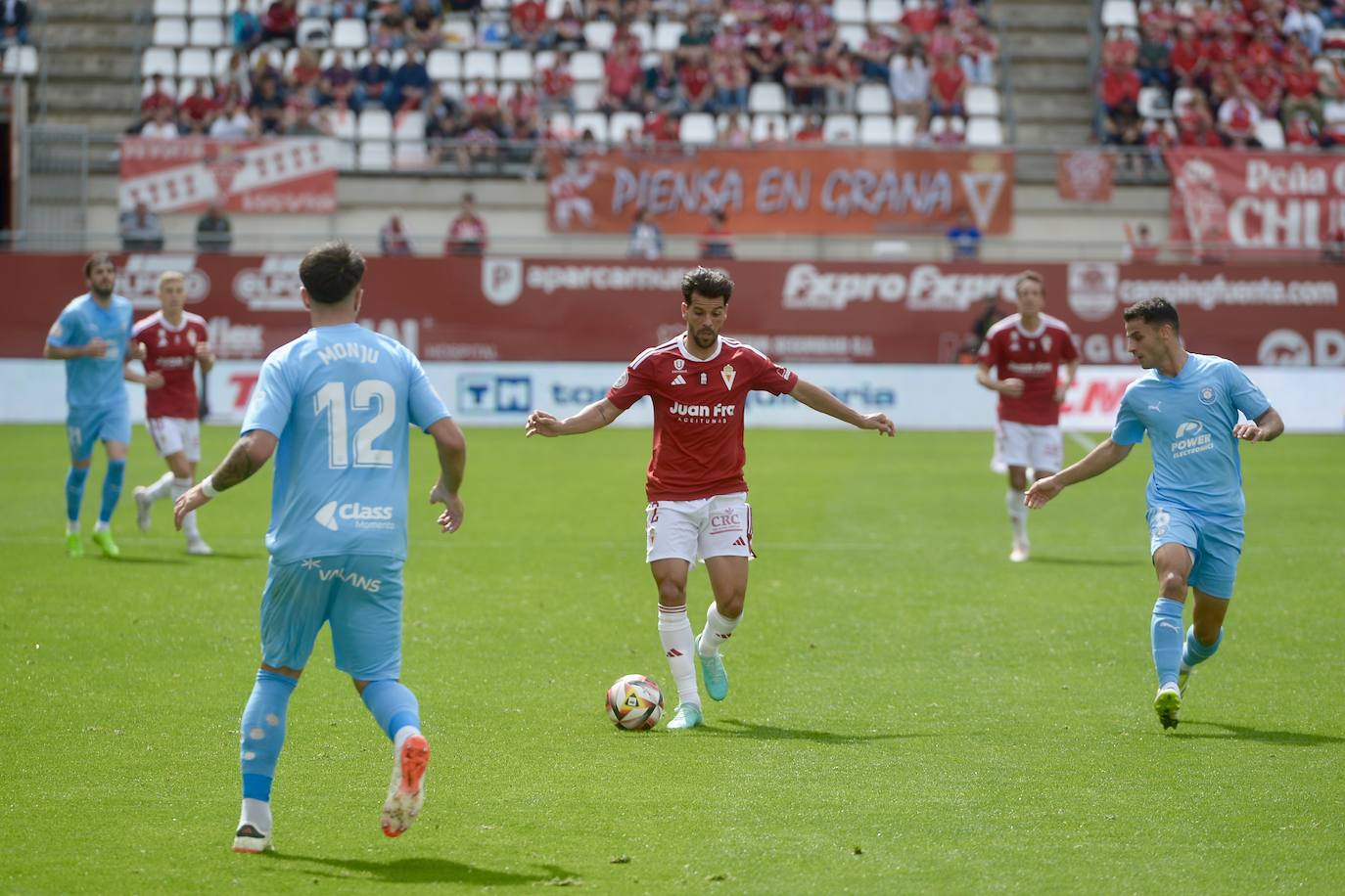 El empate del Real Murcia frente al Ibiza, en imágenes