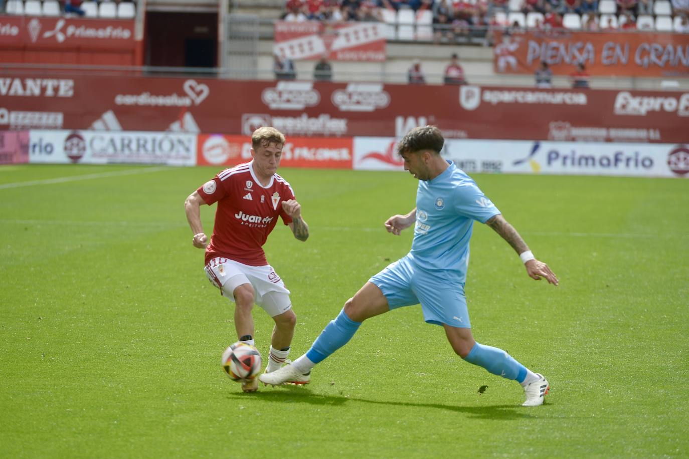 El empate del Real Murcia frente al Ibiza, en imágenes