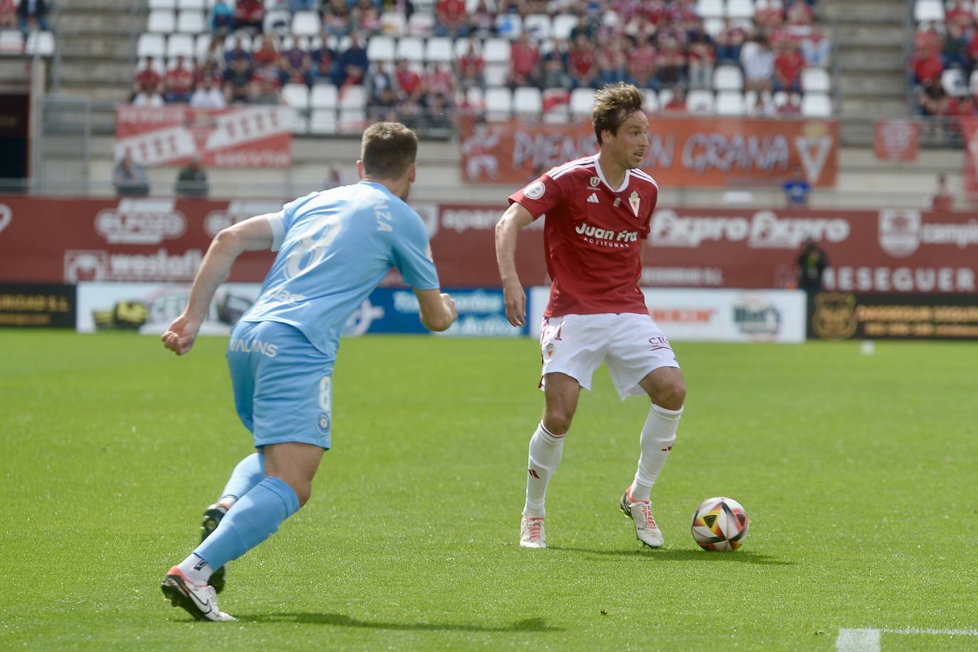 El empate del Real Murcia frente al Ibiza, en imágenes