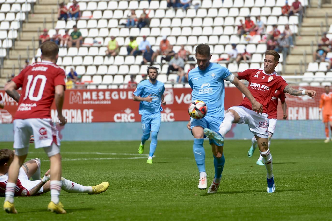 El empate del Real Murcia frente al Ibiza, en imágenes