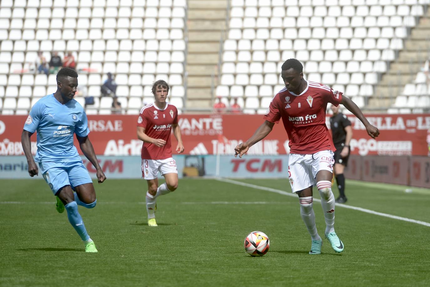 El empate del Real Murcia frente al Ibiza, en imágenes