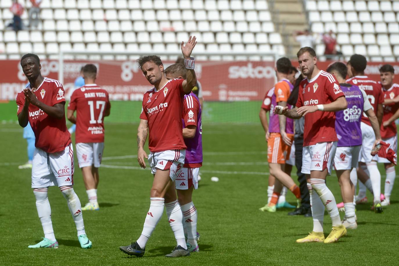 El empate del Real Murcia frente al Ibiza, en imágenes