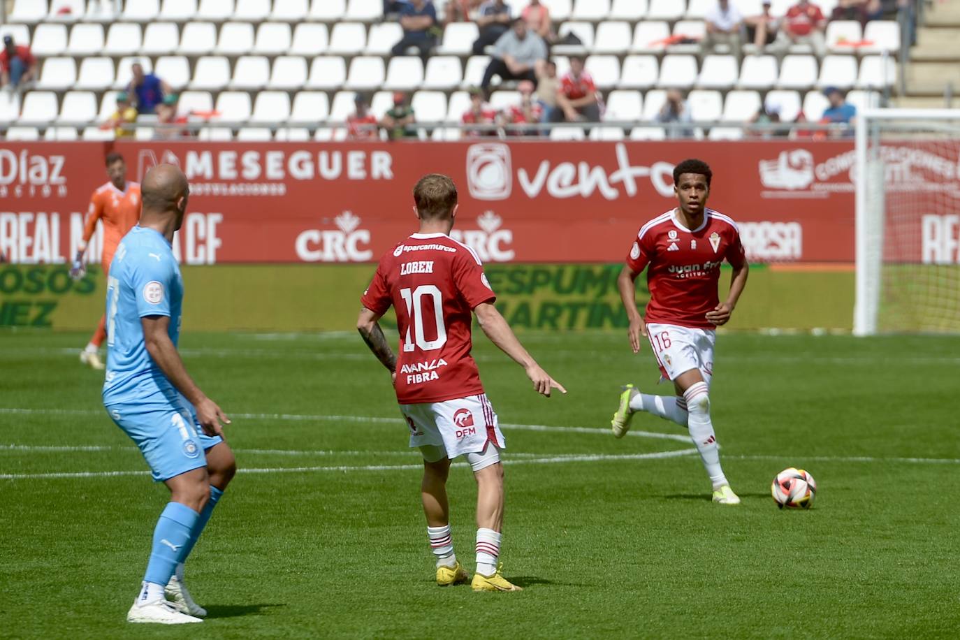 El empate del Real Murcia frente al Ibiza, en imágenes