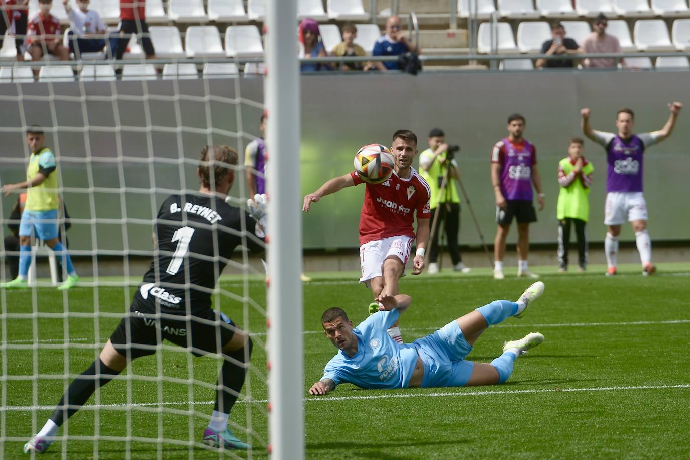 El empate del Real Murcia frente al Ibiza, en imágenes