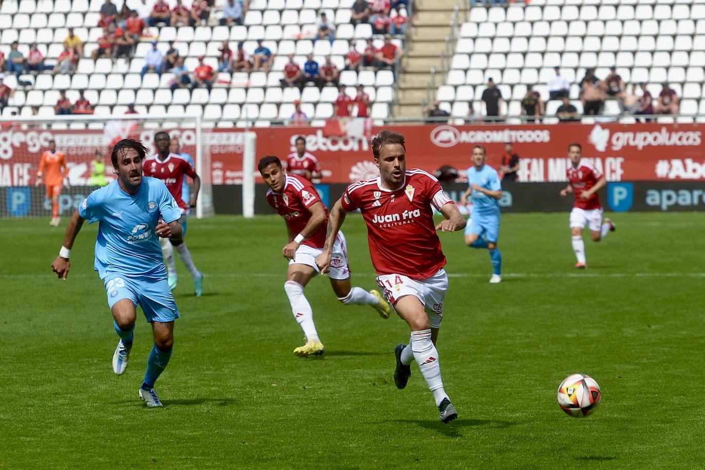 El empate del Real Murcia frente al Ibiza, en imágenes