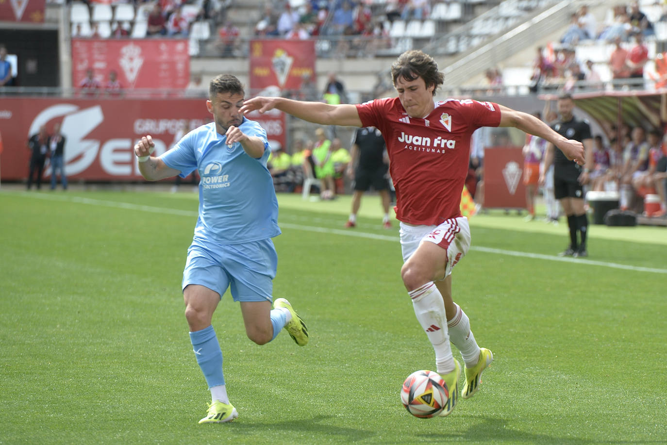 El empate del Real Murcia frente al Ibiza, en imágenes