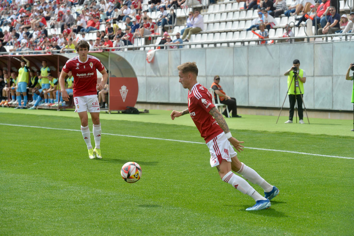 El empate del Real Murcia frente al Ibiza, en imágenes