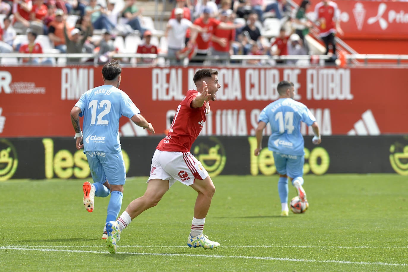 El empate del Real Murcia frente al Ibiza, en imágenes