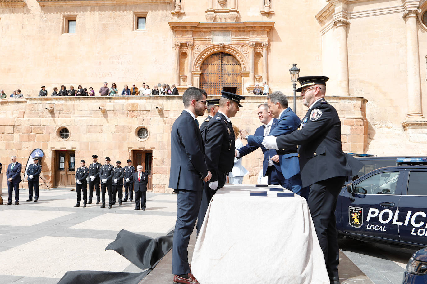 La celebración del día de San Patricio de la Policía Local de Lorca, en imágenes