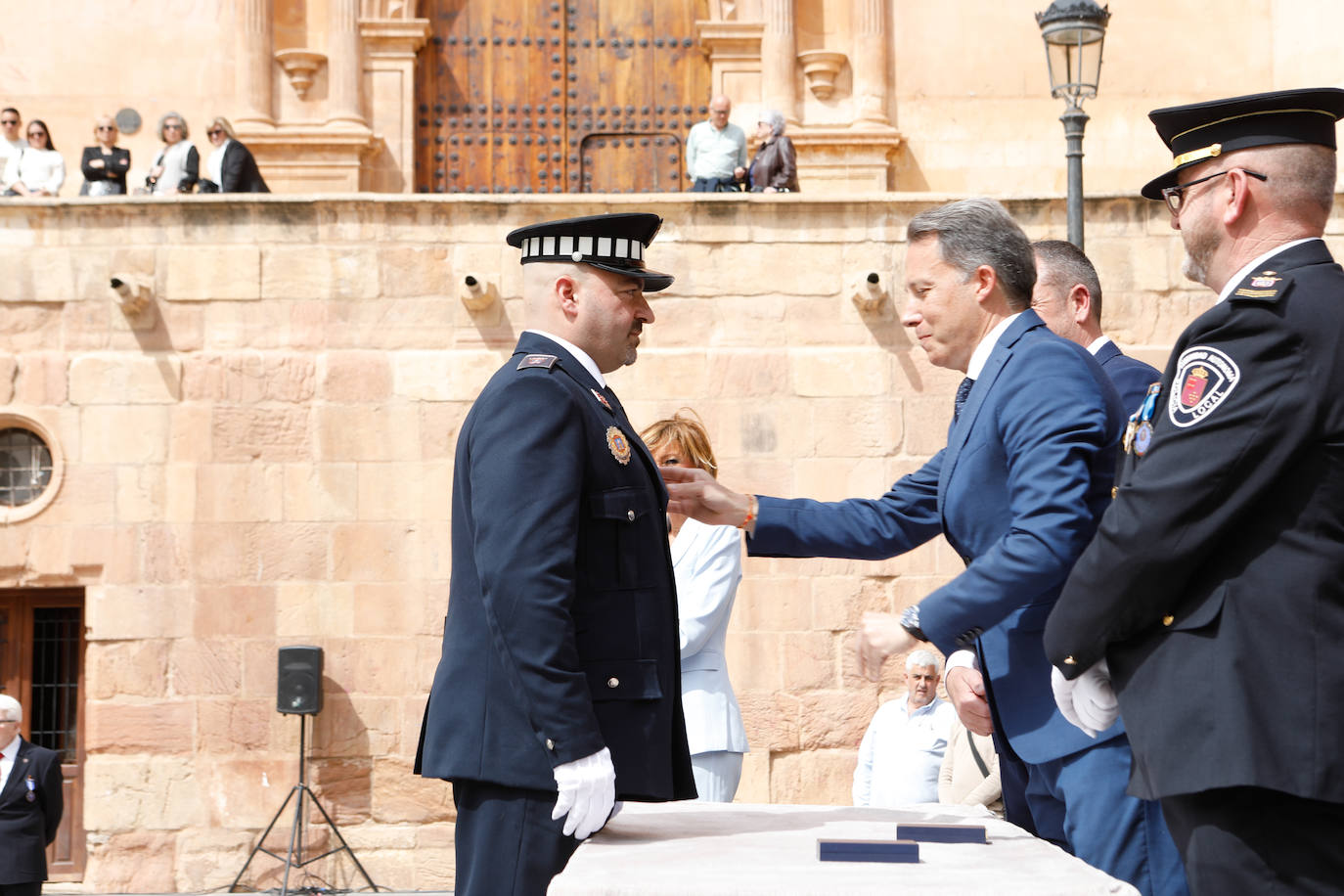 La celebración del día de San Patricio de la Policía Local de Lorca, en imágenes