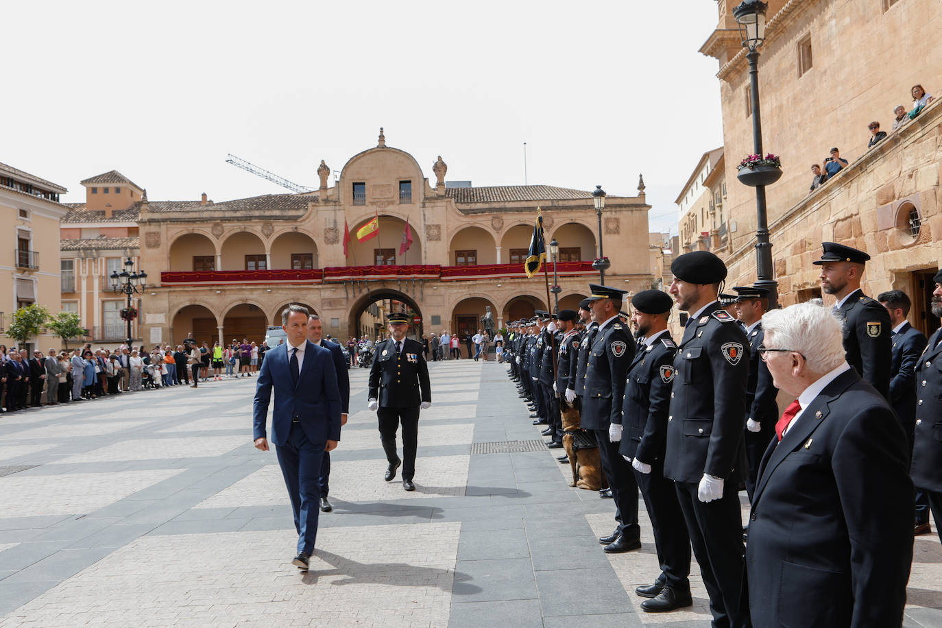 La celebración del día de San Patricio de la Policía Local de Lorca, en imágenes