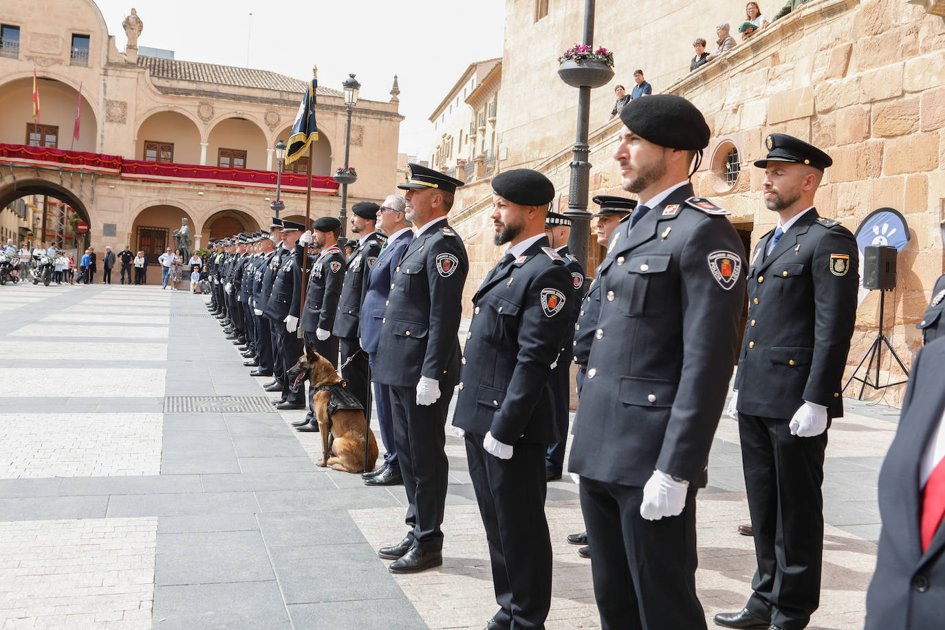 La celebración del día de San Patricio de la Policía Local de Lorca, en imágenes