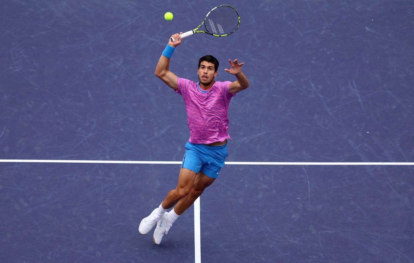 Las imágenes de la final de Indian Wells entre Carlos Alcaraz y Daniil Medvedev