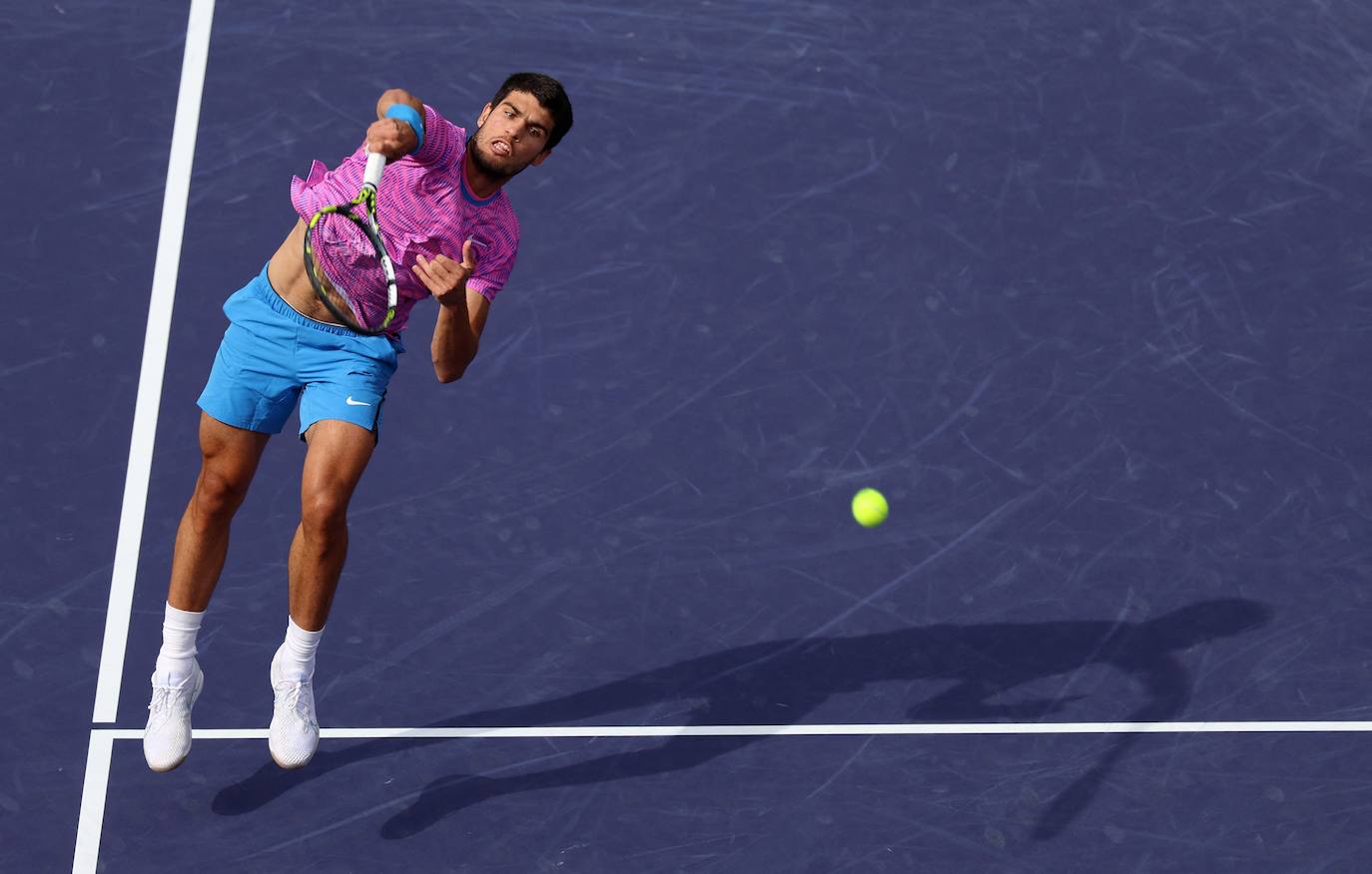 Las imágenes de la final de Indian Wells entre Carlos Alcaraz y Daniil Medvedev