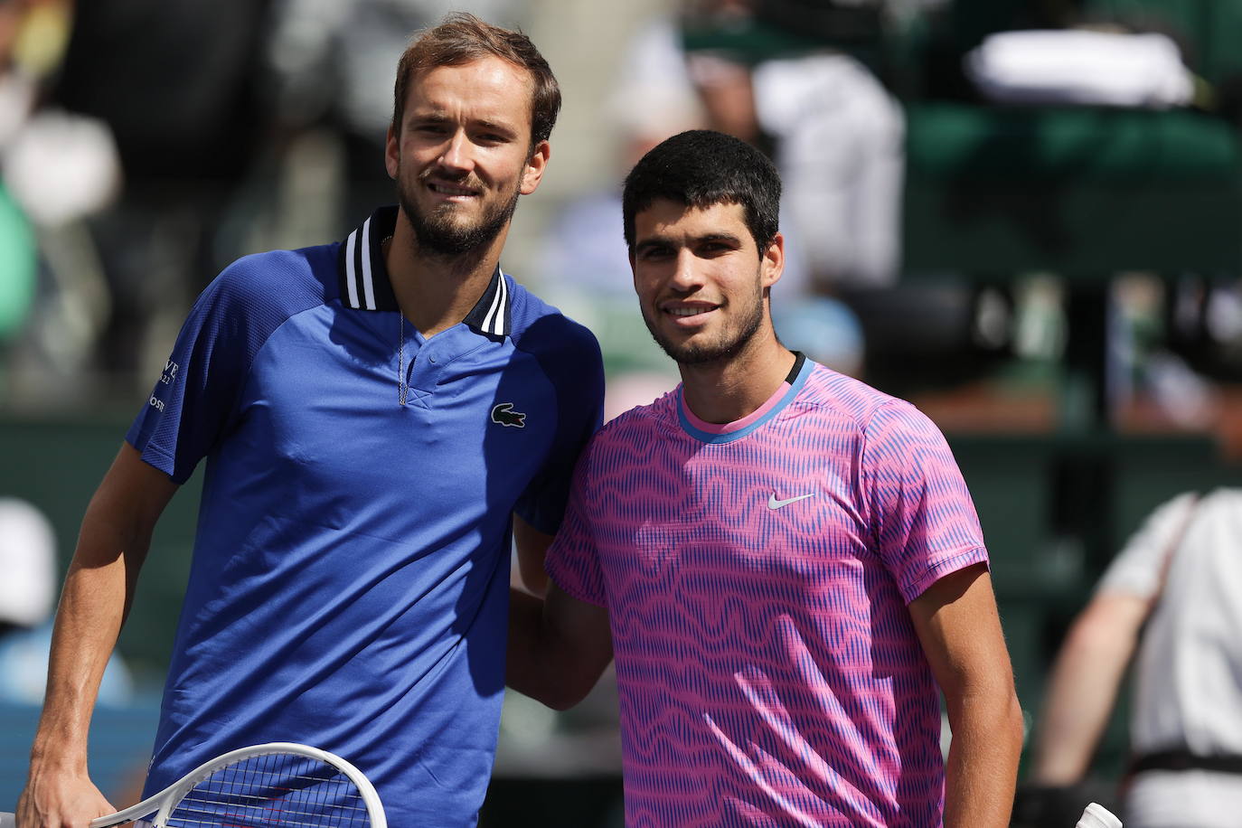 Las imágenes de la final de Indian Wells entre Carlos Alcaraz y Daniil Medvedev