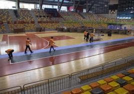 El Palacio de los Deportes de Cartagena se pone a punto