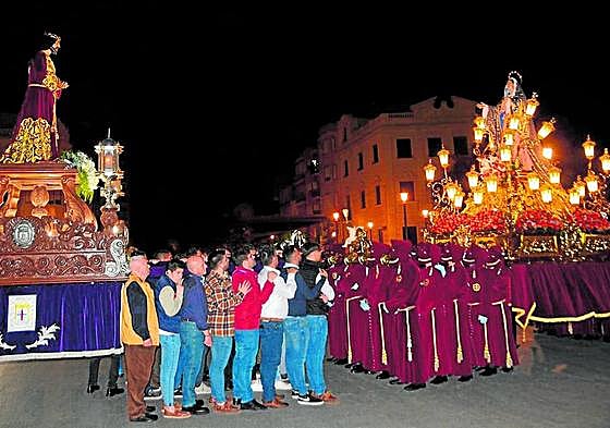 Encuentro de la Dolorosa con el Cristo de Medinaceli, en Cieza.