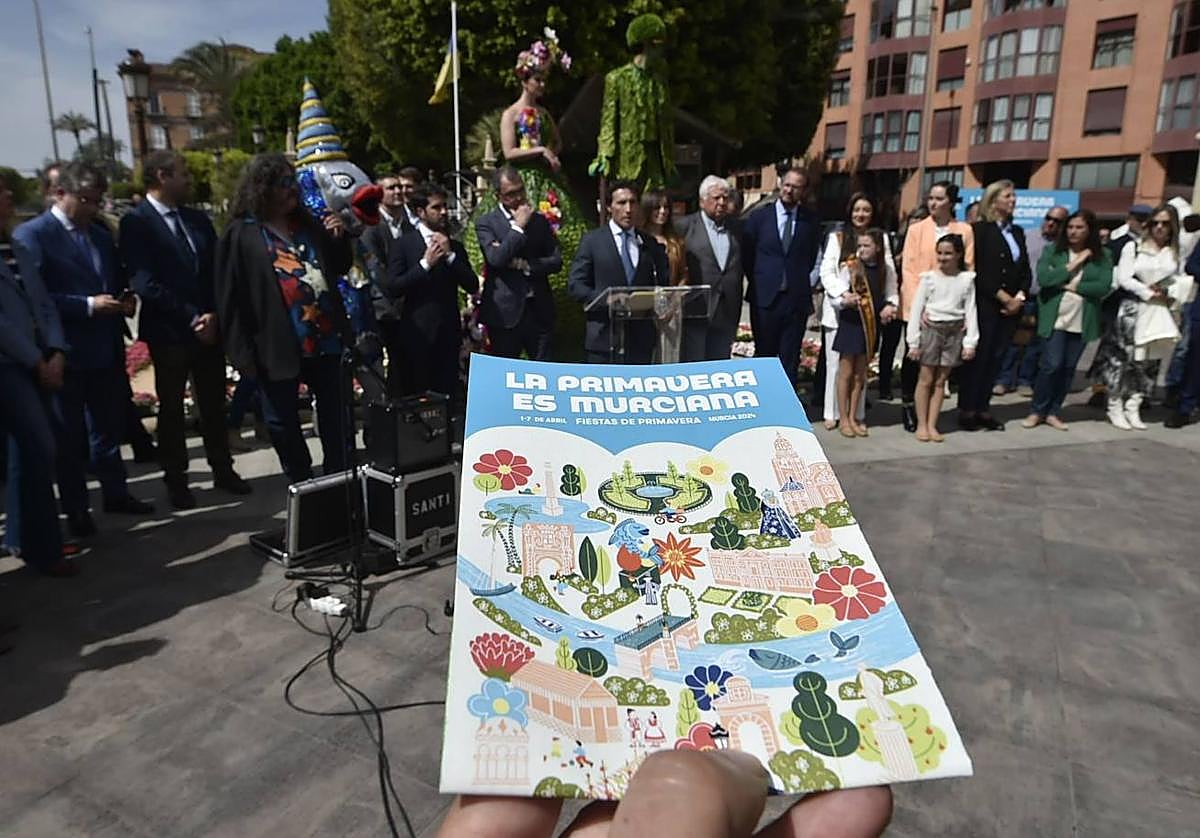 La presentación de las Fiestas de Primavera de Murcia, este viernes.
