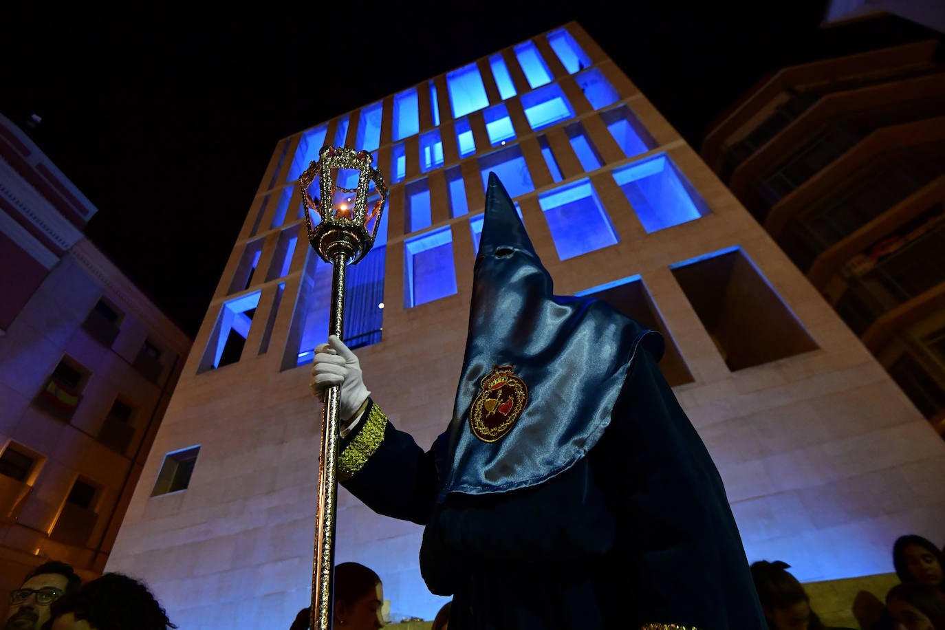 La procesión del Cristo del Amparo del Viernes de Dolores en Murcia, en imágenes