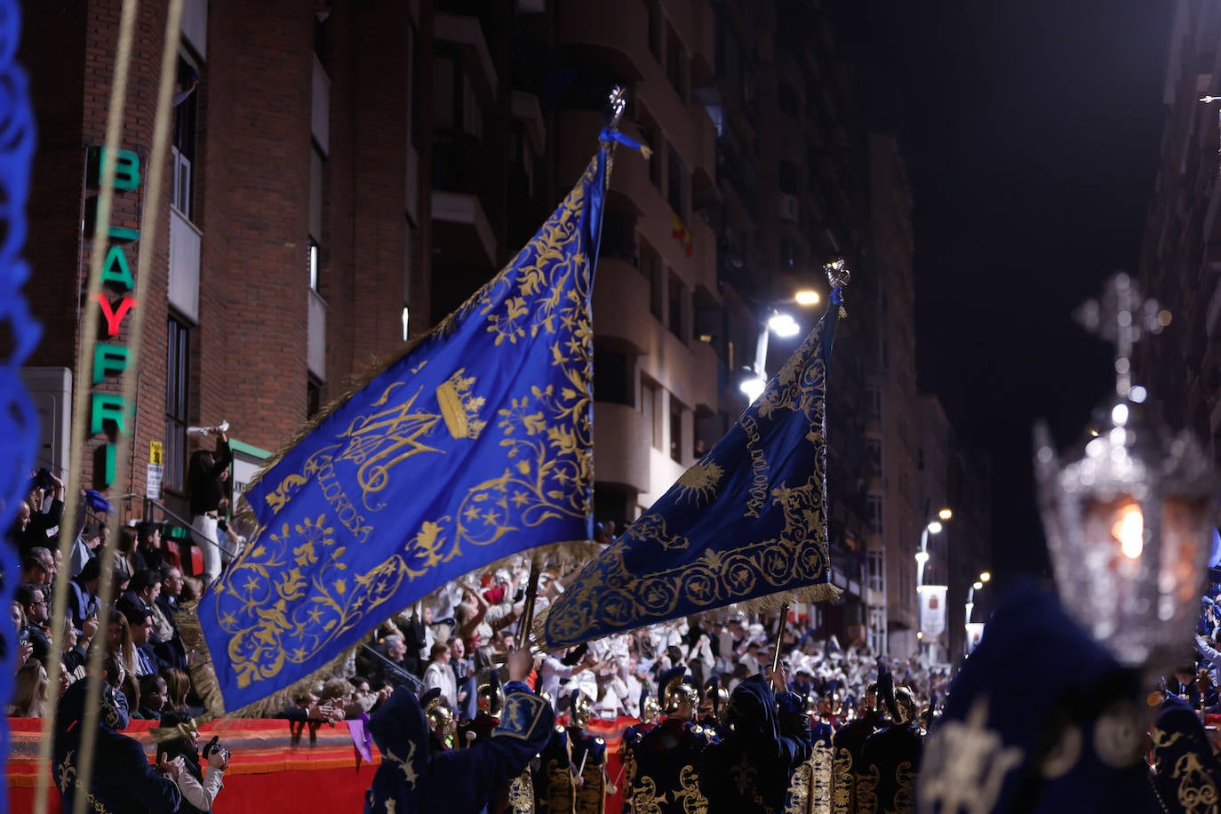 La procesión del Viernes de Dolores en Lorca, en imágenes