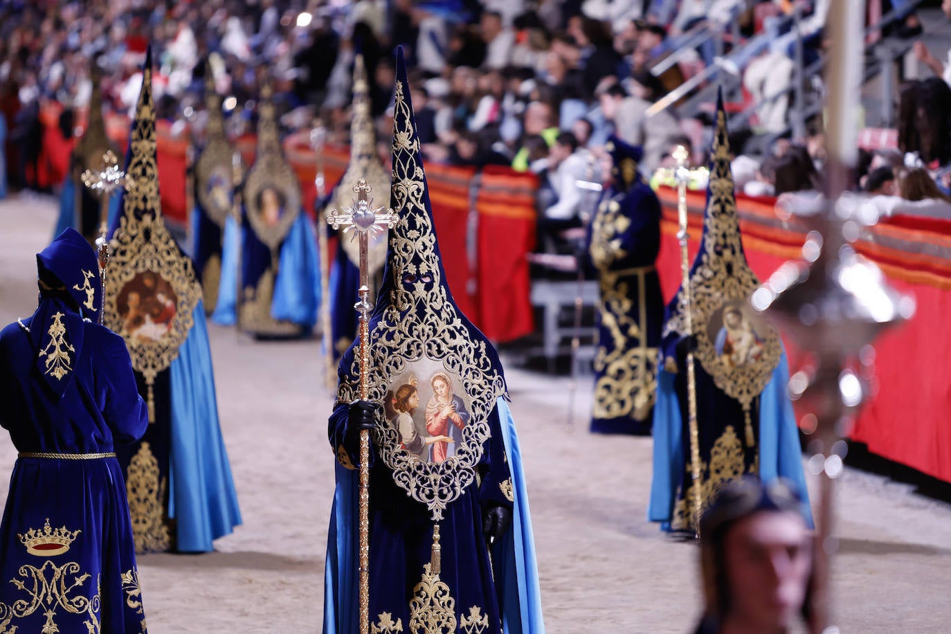 La procesión del Viernes de Dolores en Lorca, en imágenes