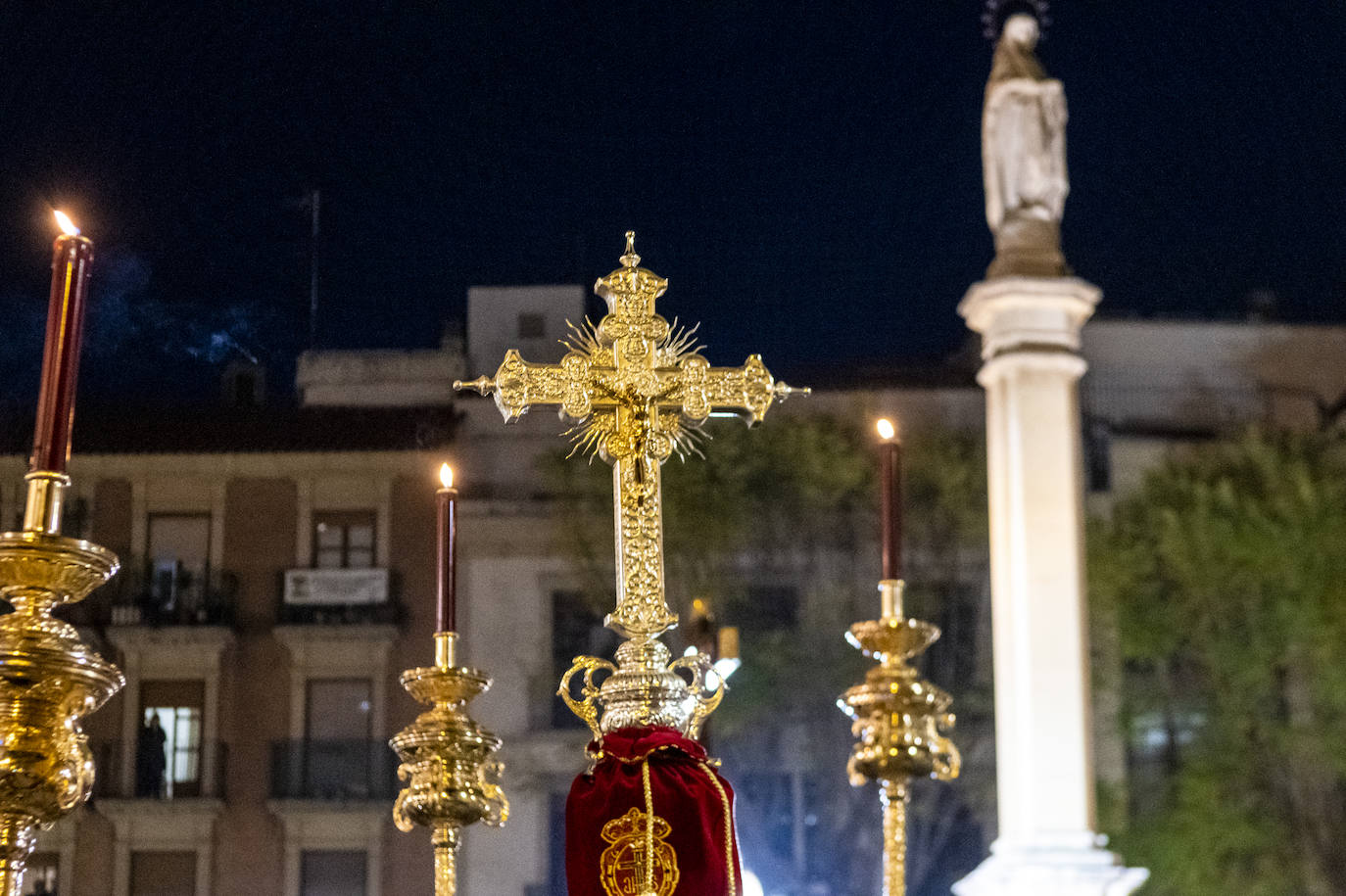 La procesión de la Caridad del Sábado de Pasión de Murcia, en imágenes