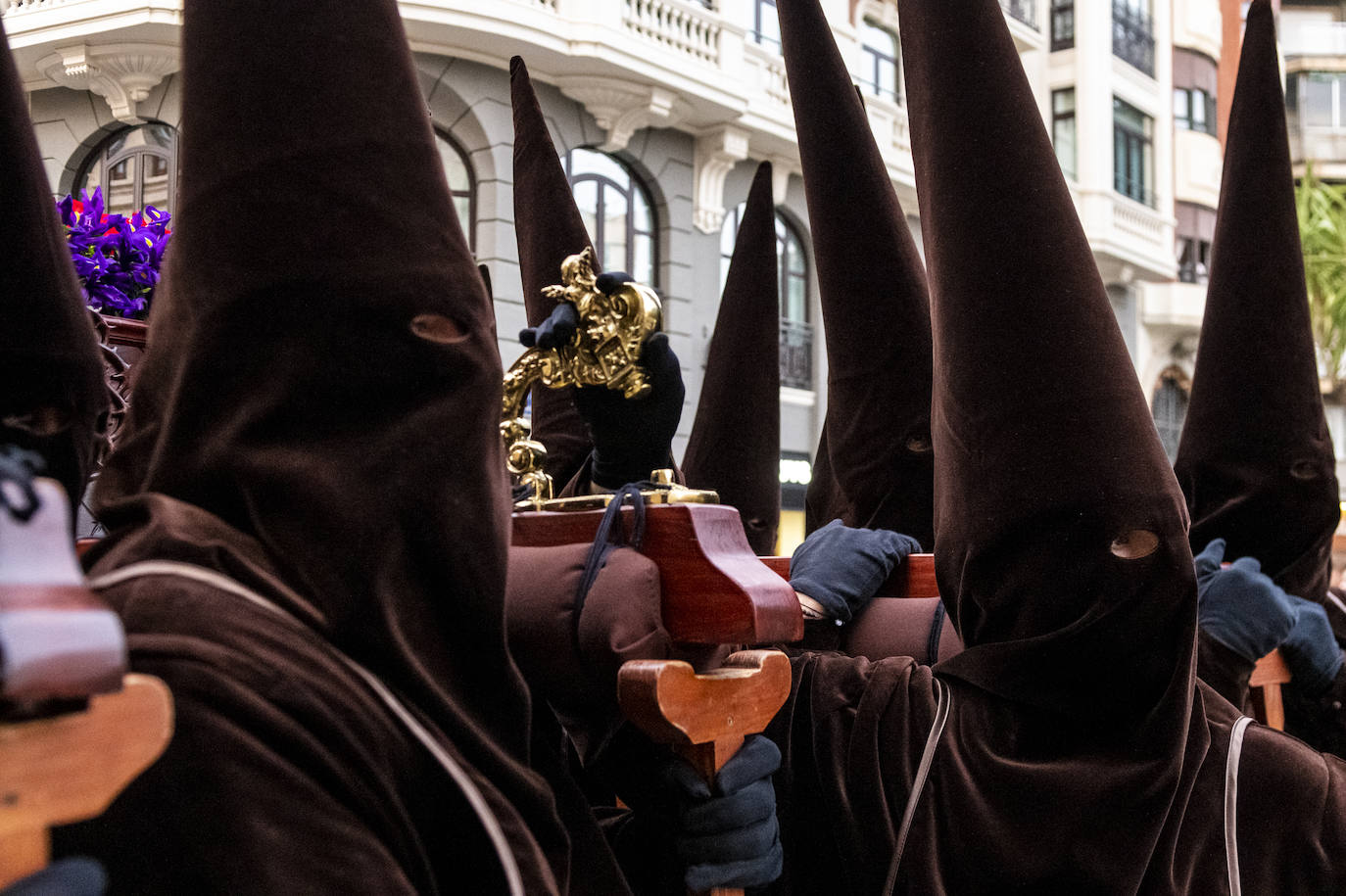 La procesión de la Fe del Sábado de Pasión de Murcia, en imágenes