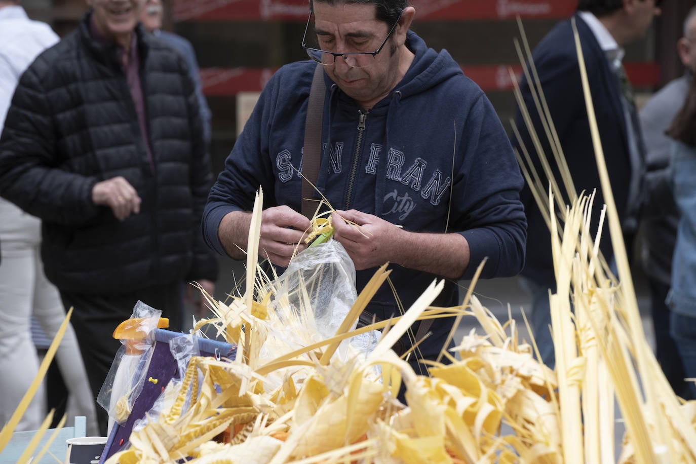 Imágenes de la mañana de Domingo de Ramos, en Murcia