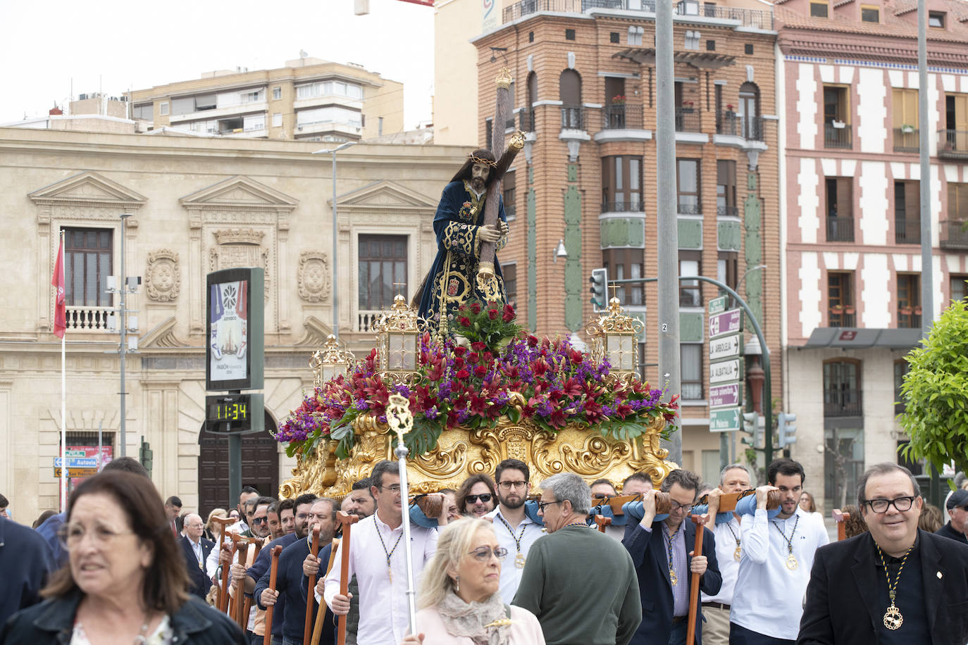 Imágenes de la mañana de Domingo de Ramos, en Murcia