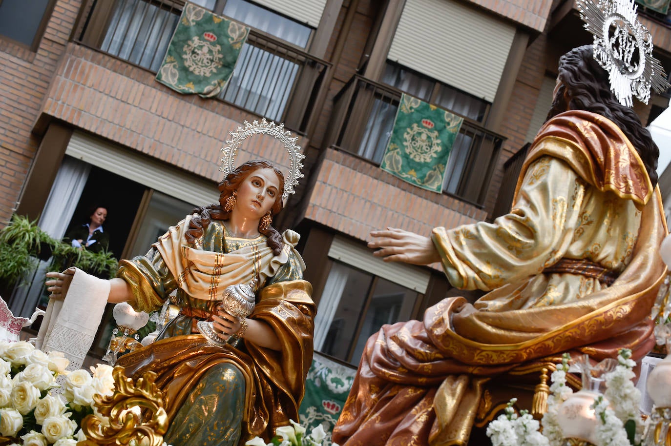 Suspendida la procesión del Cristo de la Esperanza en Murcia por la lluvia